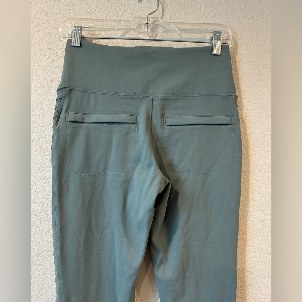 Athleta Women’s Grey/Blue Delancey Moto Tight - Small - Picture 6 of 9